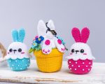 Crochet patterns bundle Easter bunny and bunny in the pot, Crochet animals Amigurumi pattern, Amigurumi bunny easy crochet patterns - Image 3