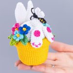 Crochet patterns bundle Easter bunny and bunny in the pot, Crochet animals Amigurumi pattern, Amigurumi bunny easy crochet patterns - Image 5