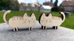 Laser Cut Cat Decor SVG: 3D Layered Wooden Animal (Digital File) - Image 2