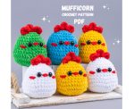 Crochet pattern Plushy Easter chicken, Crochet bird Amigurumi pattern, Crochet animals easy crochet patterns, Crochet chicken pillow - Image 3