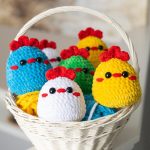 Crochet pattern Plushy Easter chicken, Crochet bird Amigurumi pattern, Crochet animals easy crochet patterns, Crochet chicken pillow - Image 5