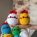 Crochet pattern Plushy Easter chicken, Crochet bird Amigurumi pattern, Crochet animals easy crochet patterns, Crochet chicken pillow - Image 10
