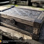 Celtic Knot Box Laser Cut File: Engraved Storage Box SVG (Digital Download)
