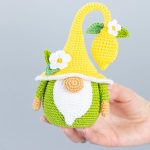 Crochet patterns Lemon gnome, Amigurumi crochet gnome and crochet lemon, Summer crochet pattern, Crochet food amigurumi pattern - Image 5