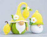 Crochet patterns Lemon gnome, Amigurumi crochet gnome and crochet lemon, Summer crochet pattern, Crochet food amigurumi pattern - Image 4