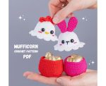 Crochet patterns Easter bunny Egg cozy & Crochet Chicken Candy bowl, Crochet animals Amigurumi pattern, Amigurumi bunny easy crochet pattern