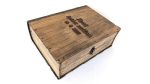 Laser Cut Wedding Card Box: Lockable Wooden Book, Digital Files - Image 5