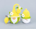 Crochet patterns Lemon gnome, Amigurumi crochet gnome and crochet lemon, Summer crochet pattern, Crochet food amigurumi pattern - Image 3