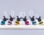 Crochet pattern Bee, Amigurumi pattern bee keychain, Crochet bumble bee pattern, Crochet animals amigurumi pattern, Bee ornament  pattern - Image 10