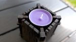 Rustic Tea Light Candle Holder, Laser Cut Files (SVG, PDF, CDR) - Image 7