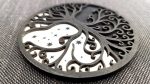 Coaster 00254. Laser cut files SVG, PDF, CDR Digital product - Image 3