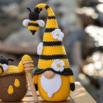 Crochet patterns bundle: Bee gnome, Honey Gnome and Honey Pot, Crochet gnome patterns, Gnome amigurumi pattern, Crochet food pattern - Image 4