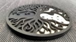 Coaster 00254. Laser cut files SVG, PDF, CDR Digital product - Image 2