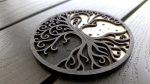 Coaster 00254. Laser cut files SVG, PDF, CDR Digital product - Image 5