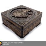 Laser Cut Box SVG: Jewelry Gift Box with Magnetic Lock (Digital Files)