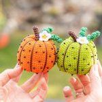 Crochet pattern pumpkin, Halloween crochet pumpkin amigurumi pattern, Thanksgiving pumpkin crochet ornament, Thanksgiving crochet decor - Image 9