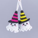 Halloween Crochet pattern ghost keychain, Crochet ghost pattern, Crochet Halloween amigurumi pattern, Easy Halloween glow yarn pattern - Image 18