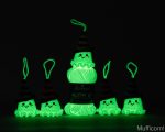 Halloween Crochet pattern ghost keychain, Crochet ghost pattern, Crochet Halloween amigurumi pattern, Easy Halloween glow yarn pattern - Image 19