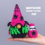 Crochet Pattern Gnome Witch with Spider and Potion Bottle | Halloween Amigurumi PDF | Witch Gnome Crochet Amigurumi Pattern