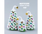 Crochet patterns bundle Christmas tree - 3 sizes, Christmas amigurumi pattern, Crochet pattern Christmas decor, Amigurumi Christmas tree