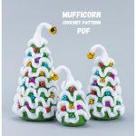 Crochet patterns bundle Christmas tree - 3 sizes, Christmas amigurumi pattern, Crochet pattern Christmas decor, Amigurumi Christmas tree