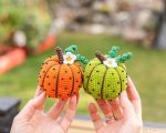Crochet pattern pumpkin, Halloween crochet pumpkin amigurumi pattern, Thanksgiving pumpkin crochet ornament, Thanksgiving crochet decor - Image 8