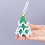 Crochet Christmas tree ornaments amigurumi pattern, Crochet pattern amigurumi Christmas ornaments, Easy Crochet Christmas tree keychain - Image 13