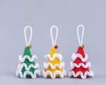 Crochet Christmas tree ornaments amigurumi pattern, Crochet pattern amigurumi Christmas ornaments, Easy Crochet Christmas tree keychain - Image 3
