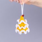 Crochet Christmas tree ornaments amigurumi pattern, Crochet pattern amigurumi Christmas ornaments, Easy Crochet Christmas tree keychain - Image 15
