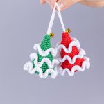 Crochet Christmas tree ornaments amigurumi pattern, Crochet pattern amigurumi Christmas ornaments, Easy Crochet Christmas tree keychain - Image 18