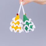 Crochet Christmas tree ornaments amigurumi pattern, Crochet pattern amigurumi Christmas ornaments, Easy Crochet Christmas tree keychain - Image 17