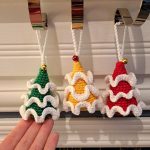 Crochet Christmas tree ornaments amigurumi pattern, Crochet pattern amigurumi Christmas ornaments, Easy Crochet Christmas tree keychain - Image 7