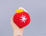 Crochet pattern Christmas ornaments, Crochet Christmas decorations amigurumi pattern, Easy Crochet pattern, Crochet plush pattern - Image 9