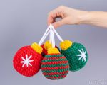 Crochet pattern Christmas ornaments, Crochet Christmas decorations amigurumi pattern, Easy Crochet pattern, Crochet plush pattern - Image 12