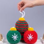Crochet pattern Christmas ornaments, Crochet Christmas decorations amigurumi pattern, Easy Crochet pattern, Crochet plush pattern - Image 19