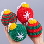 Crochet pattern Christmas ornaments, Crochet Christmas decorations amigurumi pattern, Easy Crochet pattern, Crochet plush pattern - Image 6