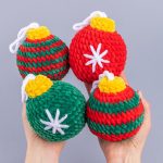 Crochet pattern Christmas ornaments, Crochet Christmas decorations amigurumi pattern, Easy Crochet pattern, Crochet plush pattern - Image 5