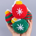 Crochet pattern Christmas ornaments, Crochet Christmas decorations amigurumi pattern, Easy Crochet pattern, Crochet plush pattern - Image 7