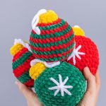 Crochet pattern Christmas ornaments, Crochet Christmas decorations amigurumi pattern, Easy Crochet pattern, Crochet plush pattern - Image 3