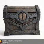 Mimic Chest 00266 Laser Cut Files: SVG, PDF, CDR (Digital Product)