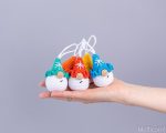 Crochet pattern Christmas gnome ornaments with snowflake, Crochet gnome decor amigurumi pattern, Easy crochet pattern, Crochet ornament - Image 14