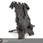 Laser Cut Phone Stand 00267 SVG PDF CDR Files (Digital Product)