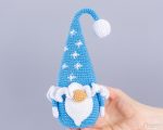 Crochet patterns Gnome with snowflakes & Christmas tree, Christmas gnome amigurumi pattern, Crochet pattern Christmas decor - Image 13