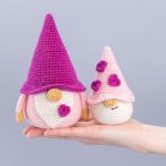 Crochet patterns Gnomes with hearts Amigurumi Pattern (PDF), Crochet alentine gnomes pattern, Crochet gnome pattern, Crochet keychain - Image 8