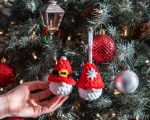 Crochet pattern Plush Christmas gnome ornaments, Crochet plush gnome decor amigurumi pattern, Christmas ornaments easy crochet pattern - Image 20