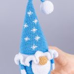Crochet patterns Gnome with snowflakes & Christmas tree, Christmas gnome amigurumi pattern, Crochet pattern Christmas decor - Image 12