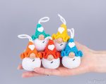 Crochet Pattern Valentine Gnome Keychain – Amigurumi with Heart, Easy Decor, Car Hanger PDF - Image 10