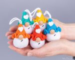 Crochet Pattern Valentine Gnome Keychain – Amigurumi with Heart, Easy Decor, Car Hanger PDF - Image 11