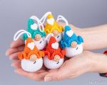 Crochet Pattern Valentine Gnome Keychain – Amigurumi with Heart, Easy Decor, Car Hanger PDF - Image 12