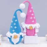 Crochet patterns Gnome with snowflakes & Christmas tree, Christmas gnome amigurumi pattern, Crochet pattern Christmas decor - Image 8